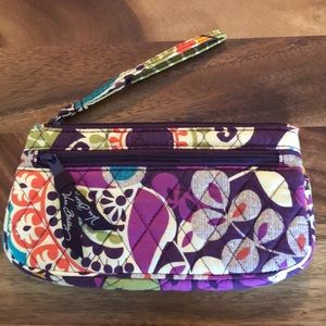 Vera Bradley Plum Crazy Wristlet